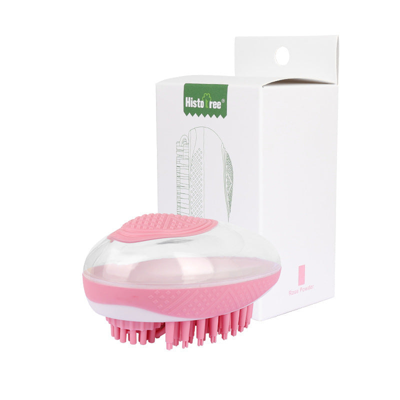 Brosse de bain pour chien et chat 2-en-1