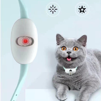 Smart laser collar for cats