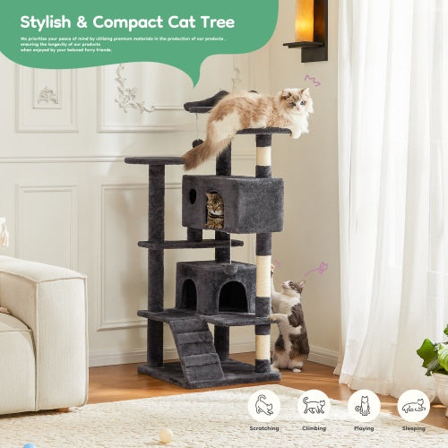 Indoor Multi-Level Cat Tower