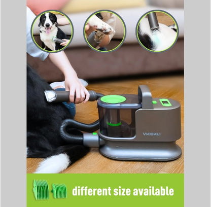 Pet Clipper and Vacuum Kit for Grooming