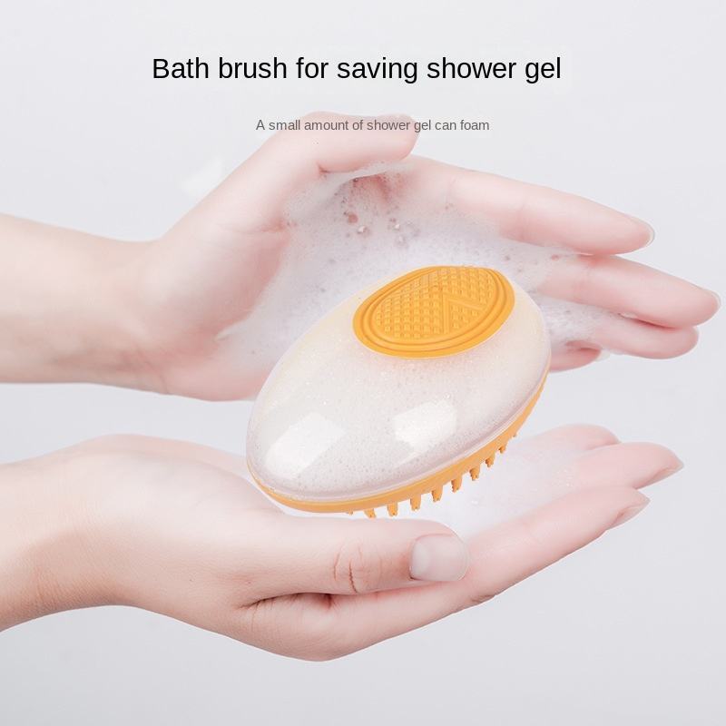 Brosse de bain pour chien et chat 2-en-1