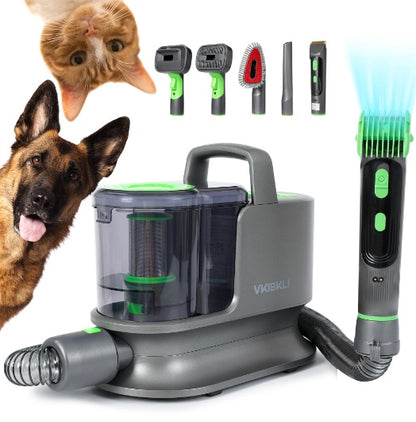 Pet Clipper and Vacuum Kit for Grooming