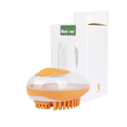 Brosse de bain pour chien et chat 2-en-1