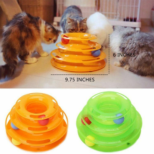 Interactive Cat Toy Disc