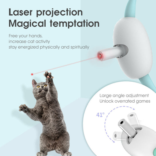 Smart laser collar for cats