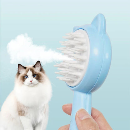 Bristle cleaning brush with mist