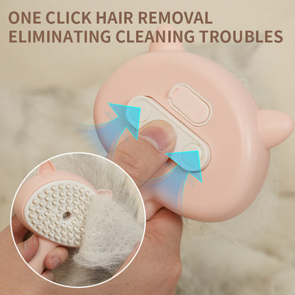 Bristle cleaning brush with mist