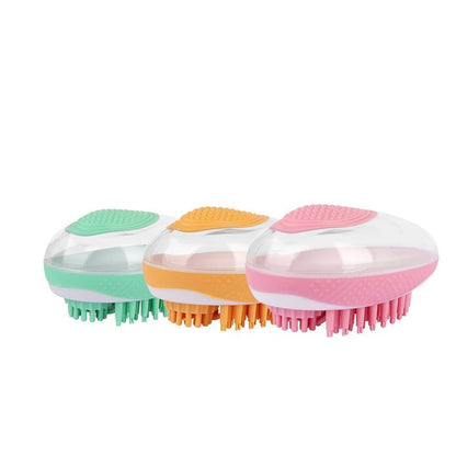 Brosse de bain pour chien et chat 2-en-1